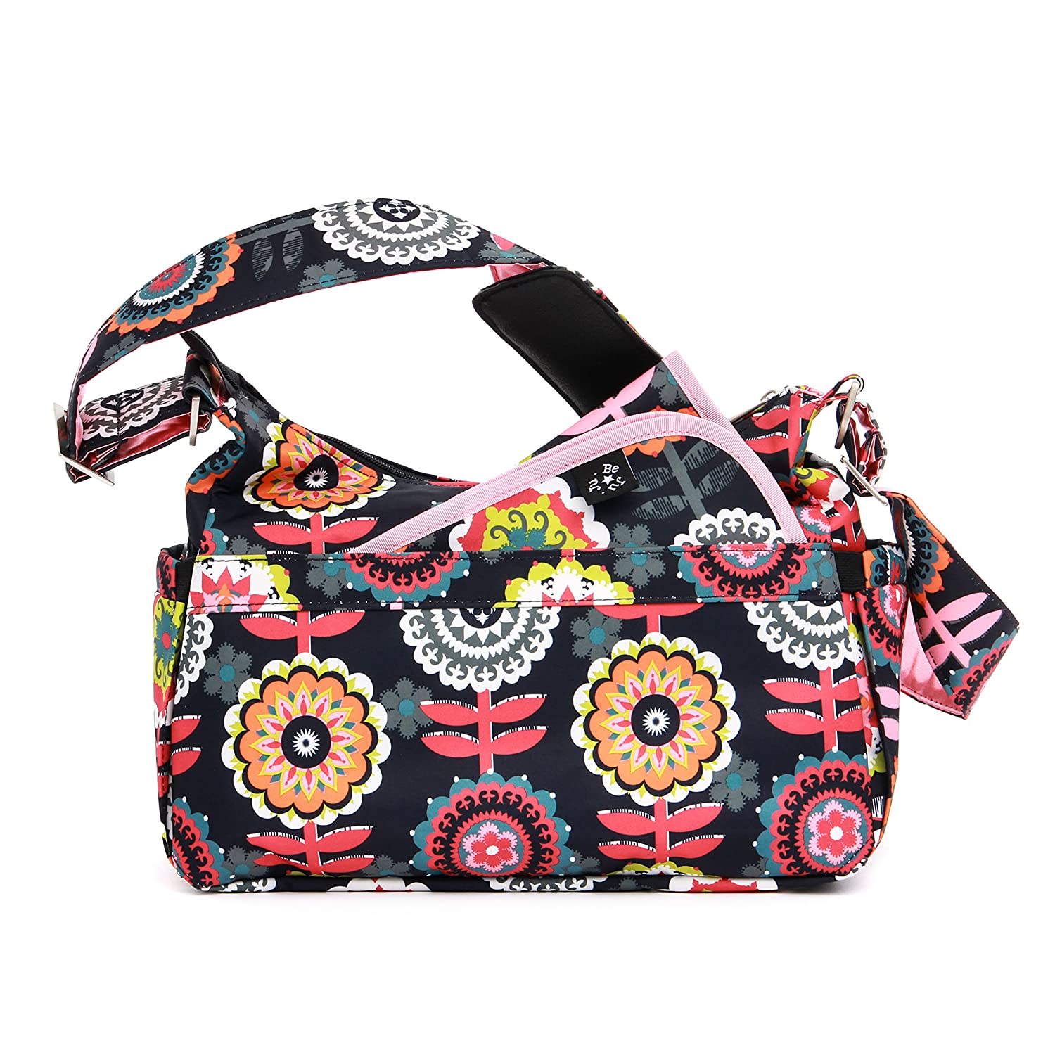JuJuBe JuJuBe Dancing Dahlias Hobobe Shoulder Diaper Bag JuJuBe