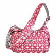 Jujube Pink Pinwheels - Hobobe Purse Diaper Bag
