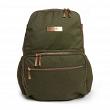 JuJuBe Olive - Zealous Lightweight Travel-Friendly Stylish Diaper Backpack