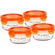 Wean Green Lunch Bowls Baby Food Containers - Carrot 4 Pack