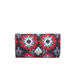 JuJuBe Sweet Scarlet - Be Rich Tri-Fold Wallet with Snap Enclosure