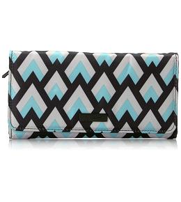 JuJuBe Black Diamond - Be Rich Tri-Fold Wallet with Snap Enclosure