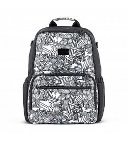 JuJuBe Sketch - Zealous Lightweight Travel-Friendly Stylish Diaper Backpack