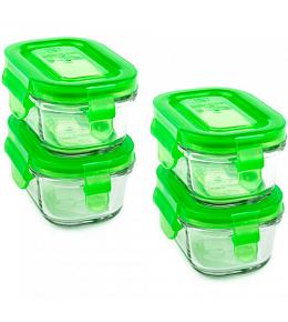 Wean Green Wean Tubs Baby Food Containers - Pea 4 Pack